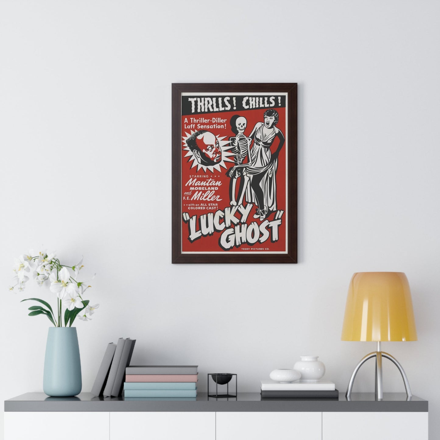 LUCKY GHOST 1942 - Framed Movie Poster-The Sticker Space