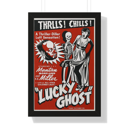 LUCKY GHOST 1942 - Framed Movie Poster-16″ x 24″-The Sticker Space