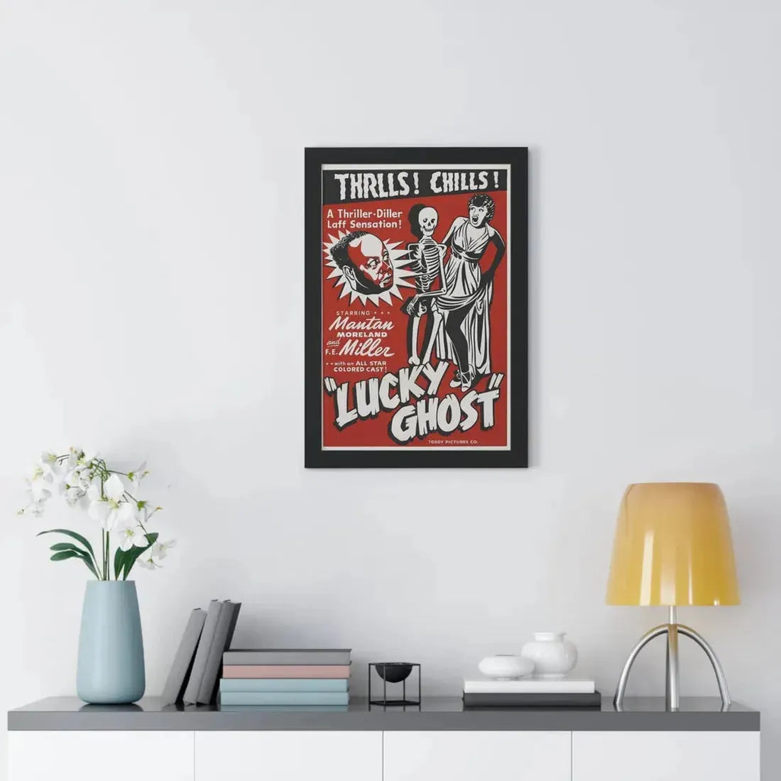 LUCKY GHOST 1942 - Framed Movie Poster - The Sticker Space