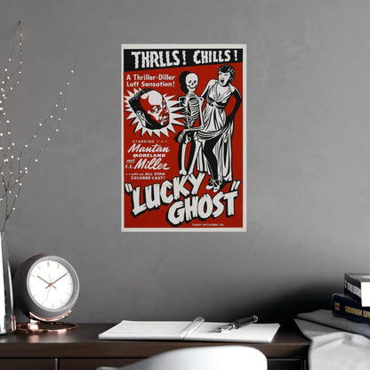 LUCKY GHOST 1942 - Paper Movie Poster-The Sticker Space