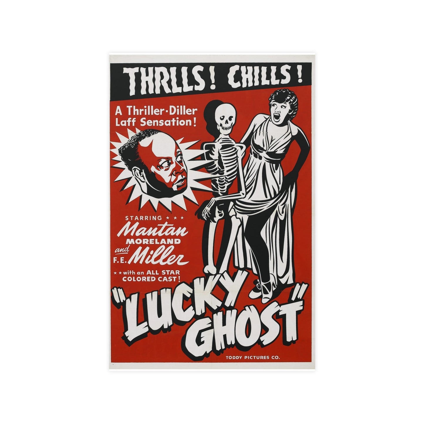 LUCKY GHOST 1942 - Paper Movie Poster-11″ x 17″ (Vertical)-The Sticker Space