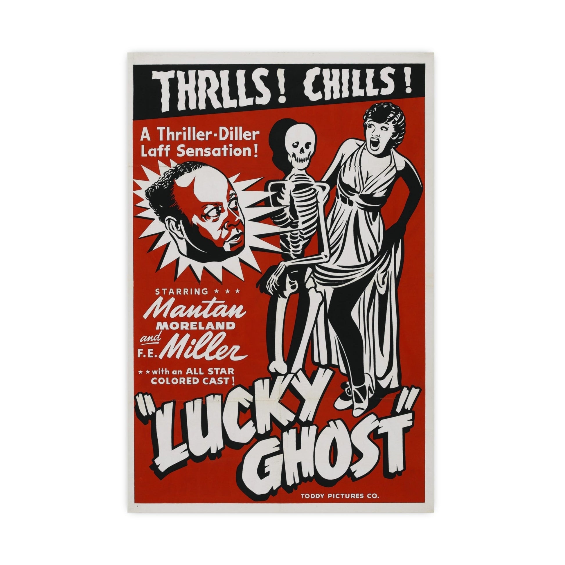 LUCKY GHOST 1942 - Paper Movie Poster-20″ x 30″ (Vertical)-The Sticker Space
