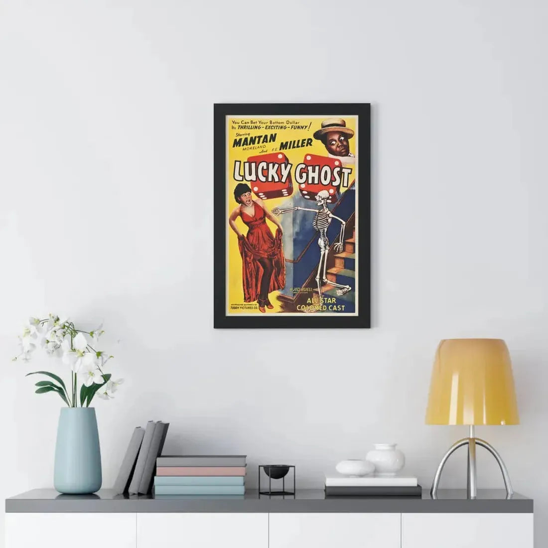 LUCKY GHOST (2) 1942 - Framed Movie Poster - The Sticker Space