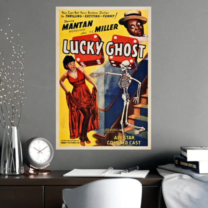 LUCKY GHOST (2) 1942 - Paper Movie Poster-The Sticker Space