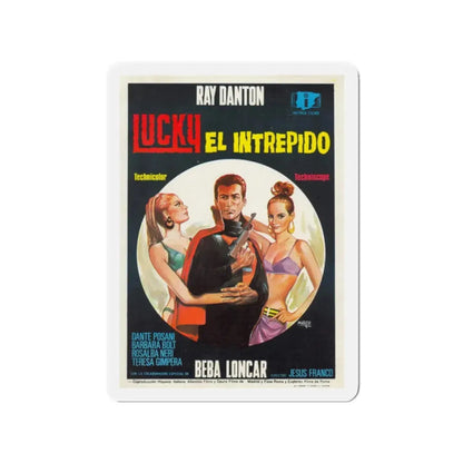 LUCKY THE INSCRUTABLE 1967 Movie Poster - Refrigerator Magnet - The Sticker Space