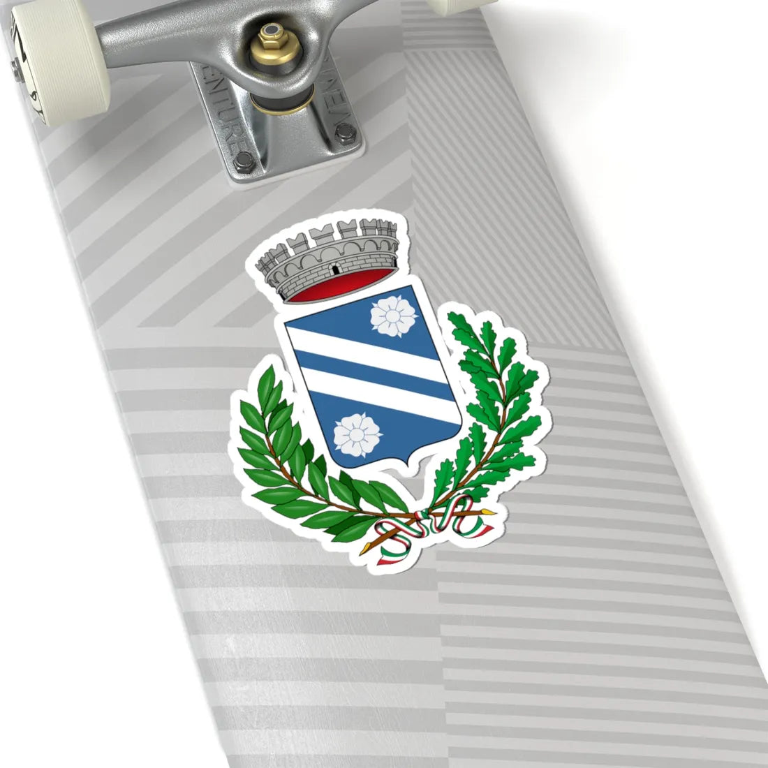 Lucoli-Stemma (Italy) (Coat of Arms) STICKER Vinyl Kiss-Cut Decal - The Sticker Space