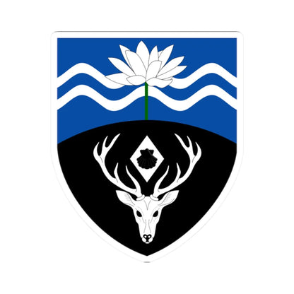 Lucy Cavendish College arms (England) (Coat of Arms) STICKER Vinyl Kiss-Cut Decal 2 Inch White - The Sticker Space