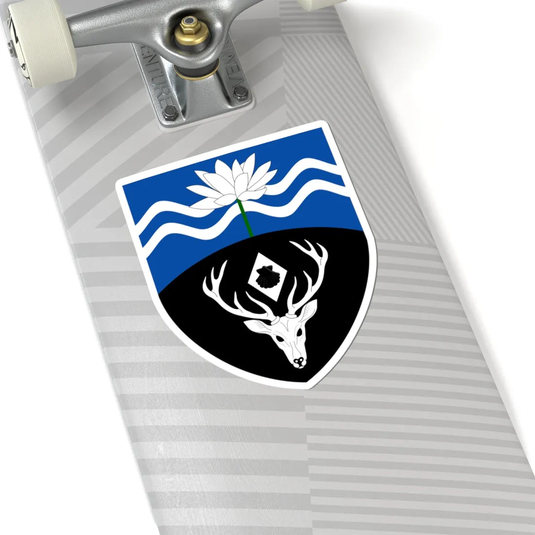 Lucy Cavendish College arms (England) (Coat of Arms) STICKER Vinyl Kiss-Cut Decal - The Sticker Space