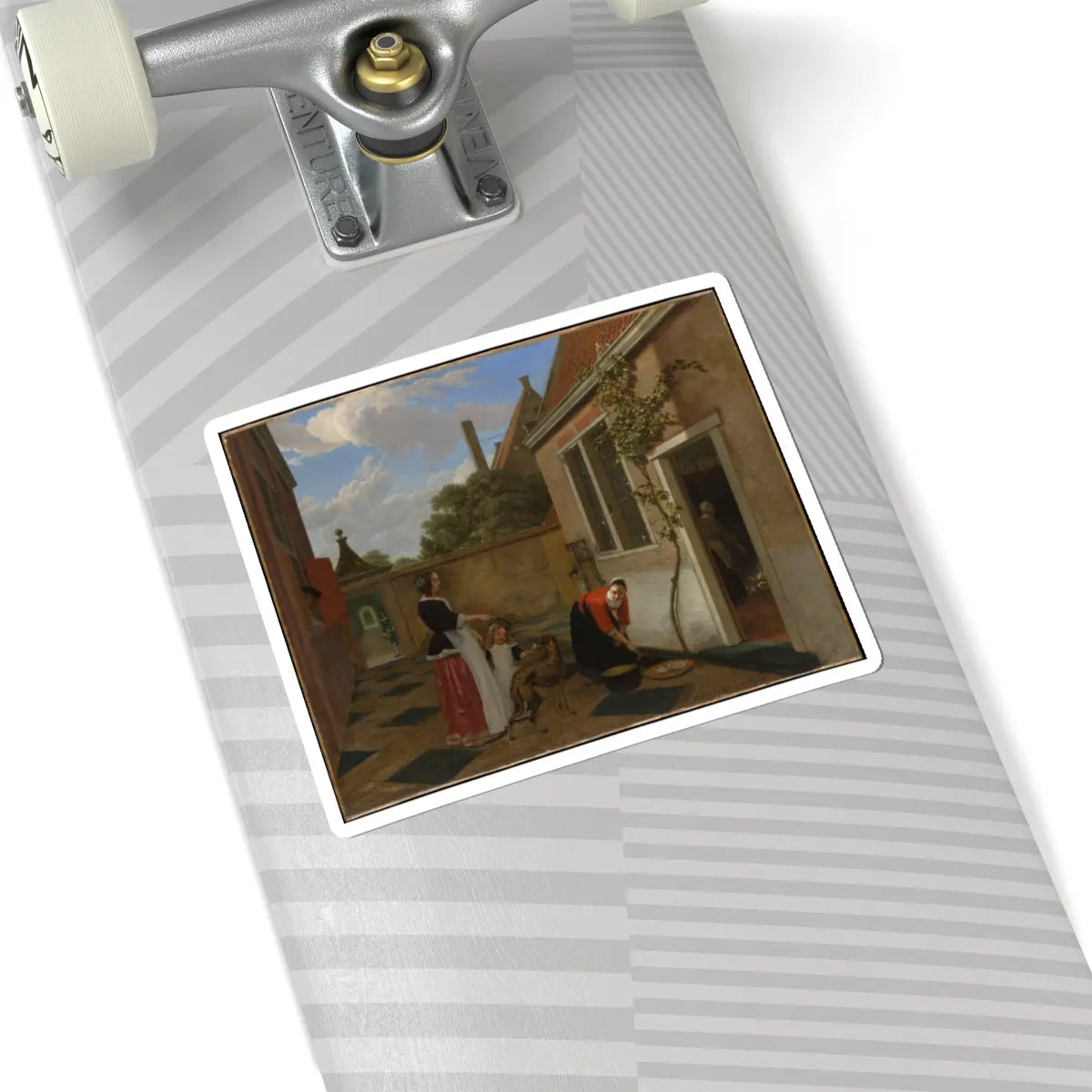 SKU:TSS-STICK-LDLD-6X6-1N207 Sizes:6" × 6" Types:White