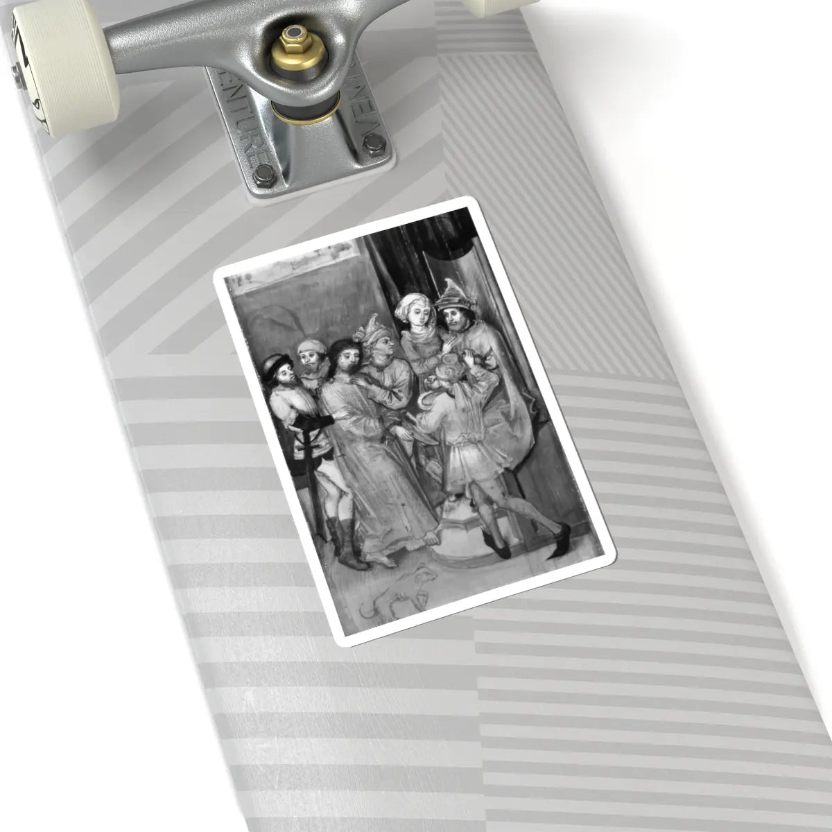 SKU:TSS-STICK-LDWSCH-6X6-3 Sizes:6" × 6" Types:White