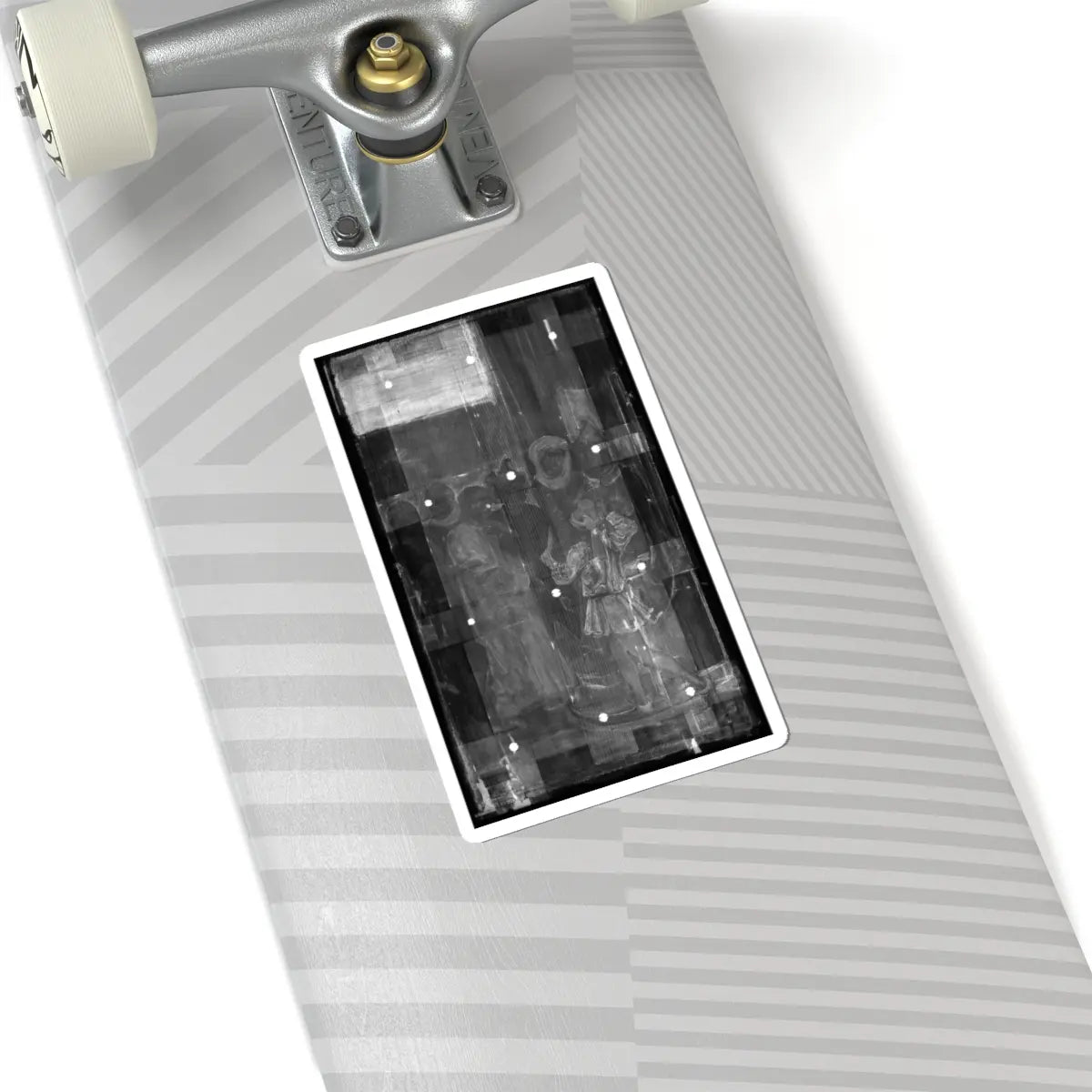 SKU:TSS-STICK-LDWSCH-6X6-4 Sizes:6" × 6" Types:White
