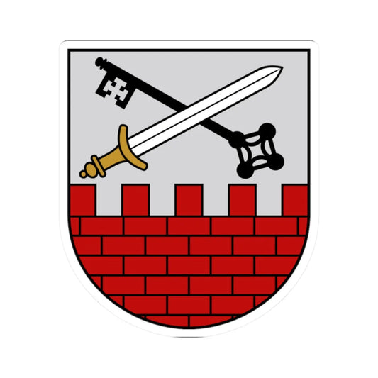 Ludza COA (Latvia) (Coat of Arms) STICKER Vinyl Kiss-Cut Decal 2 Inch White - The Sticker Space