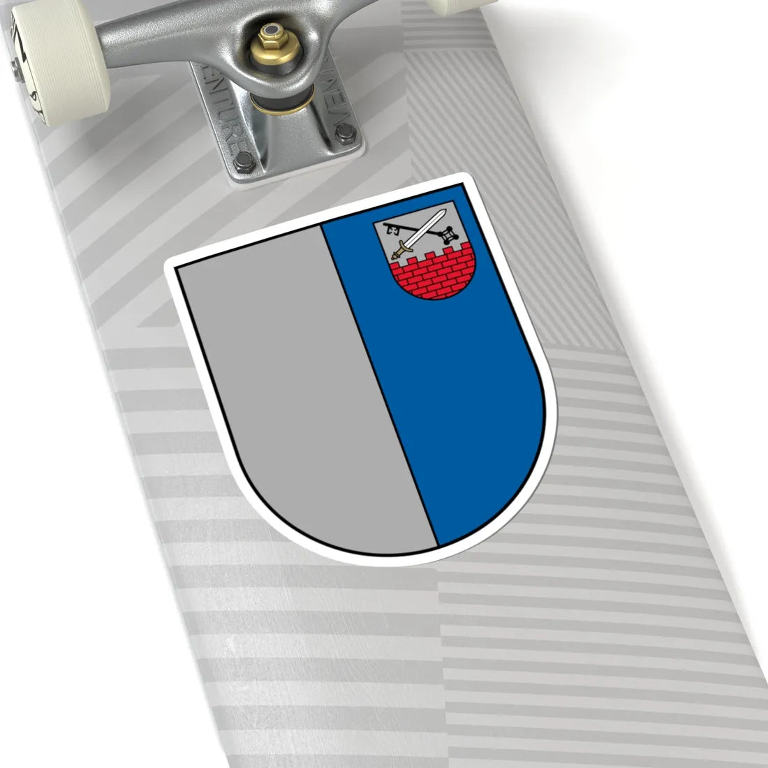 Ludzas apriņķa ģerbonis (Latvia) (Coat of Arms) STICKER Vinyl Kiss-Cut Decal - The Sticker Space