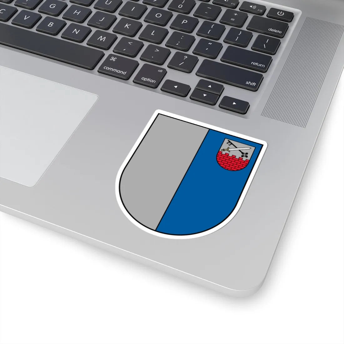 Ludzas apriņķa ģerbonis (Latvia) (Coat of Arms) STICKER Vinyl Kiss-Cut Decal - The Sticker Space
