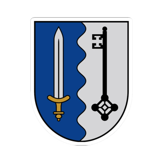 Ludzas novads COA (Latvia) (Coat of Arms) STICKER Vinyl Kiss-Cut Decal 2 Inch White - The Sticker Space