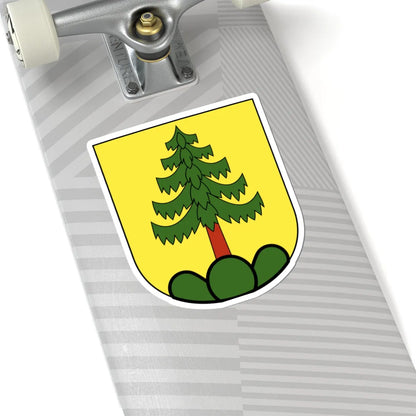Lufingen-blazon (Switzerland) (Coat of Arms) STICKER Vinyl Kiss-Cut Decal - The Sticker Space