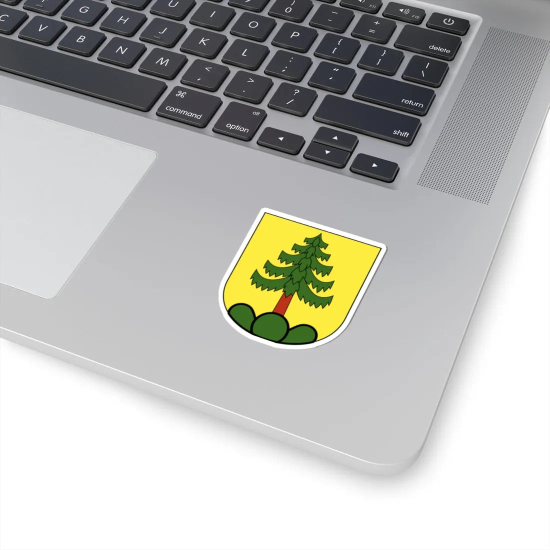 Lufingen-blazon (Switzerland) (Coat of Arms) STICKER Vinyl Kiss-Cut Decal - The Sticker Space