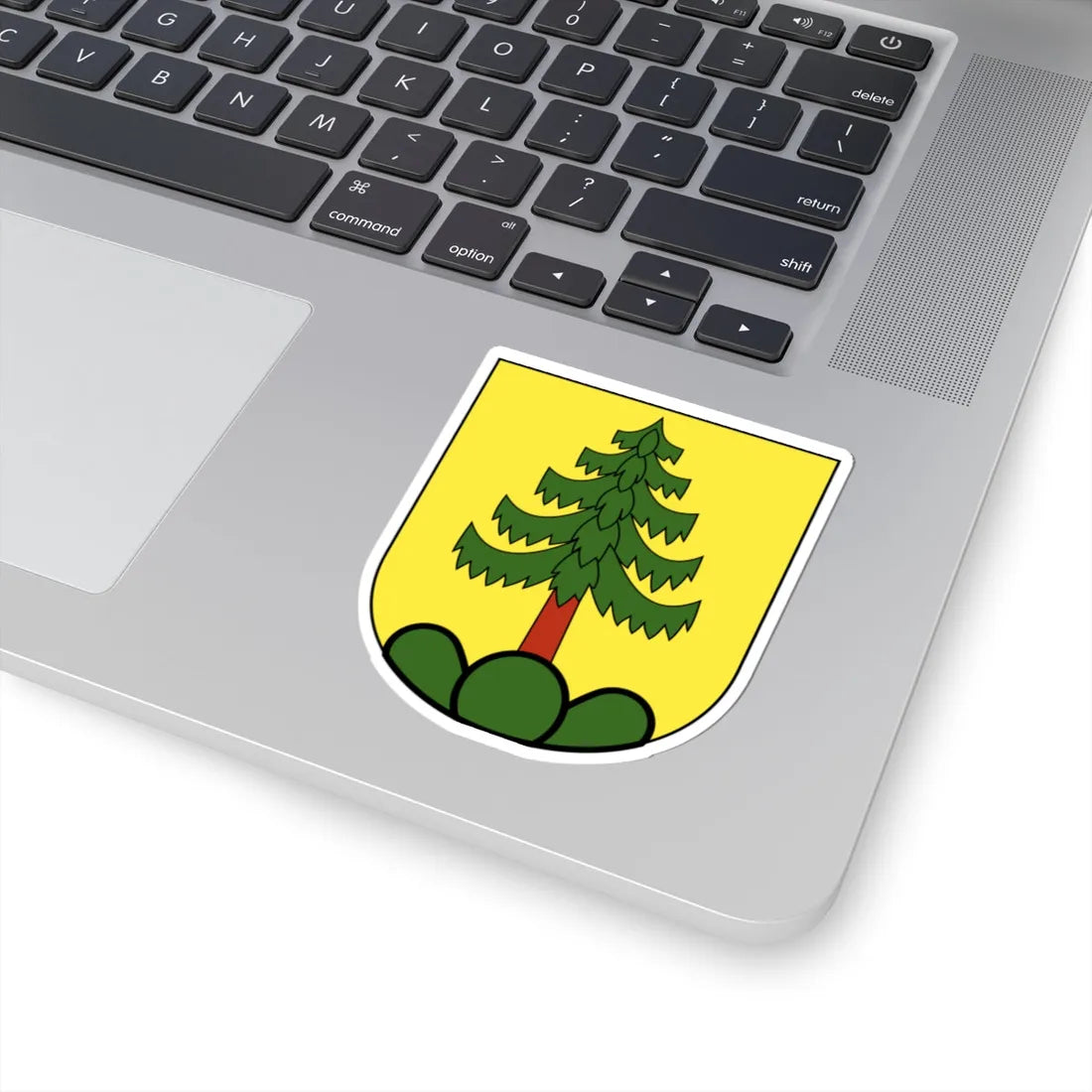 Lufingen-blazon (Switzerland) (Coat of Arms) STICKER Vinyl Kiss-Cut Decal - The Sticker Space
