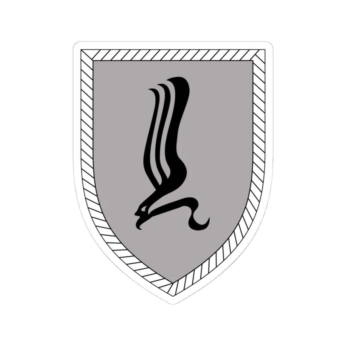 Luftbewegliche Brigade 1 Bundeswehr (Germany) (Coat of Arms) STICKER Vinyl Kiss-Cut Decal 4 Inch White - The Sticker Space