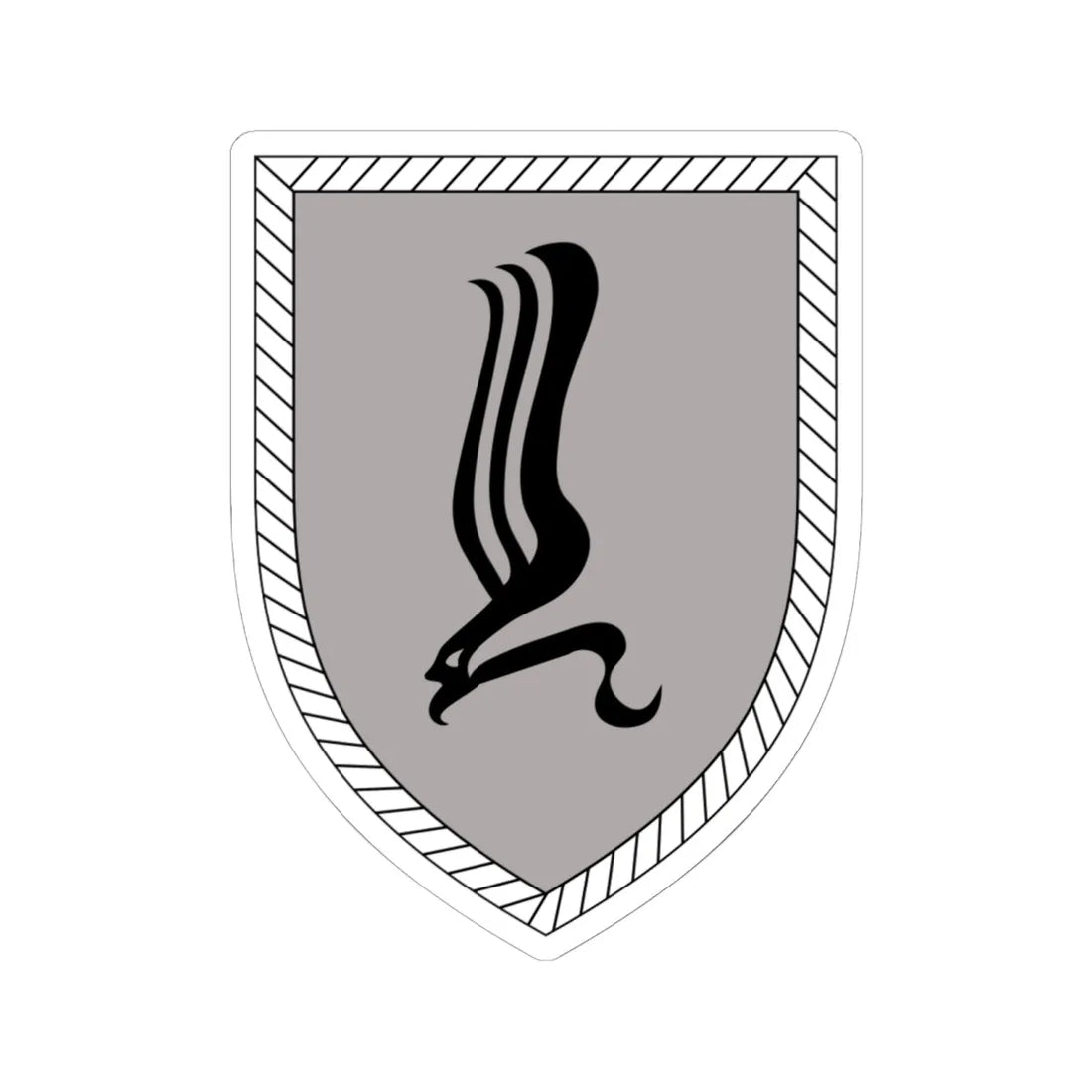 Luftbewegliche Brigade 1 Bundeswehr (Germany) (Coat of Arms) STICKER Vinyl Kiss-Cut Decal 6 Inch White - The Sticker Space