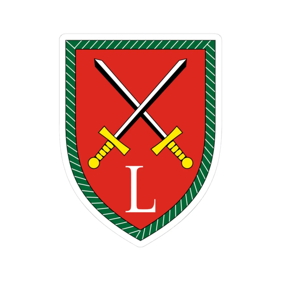Luftlande- und Lufttransport-Lehrverband Bundeswehr V2 (Germany) (Coat of Arms) STICKER Vinyl Kiss-Cut Decal 3 Inch White - The Sticker Space