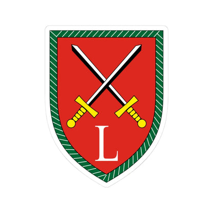 Luftlande- und Lufttransport-Lehrverband Bundeswehr V2 (Germany) (Coat of Arms) STICKER Vinyl Kiss-Cut Decal 3 Inch White - The Sticker Space