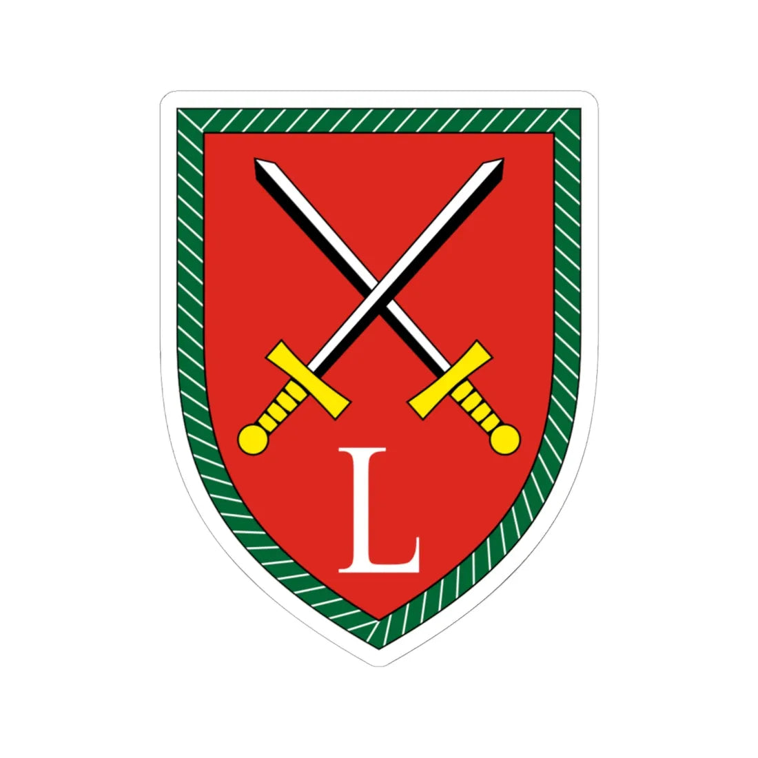Luftlande- und Lufttransport-Lehrverband Bundeswehr V2 (Germany) (Coat of Arms) STICKER Vinyl Kiss-Cut Decal 6 Inch White - The Sticker Space