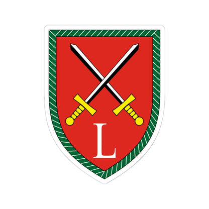 Luftlande- und Lufttransport-Lehrverband Bundeswehr V2 (Germany) (Coat of Arms) STICKER Vinyl Kiss-Cut Decal 6 Inch White - The Sticker Space