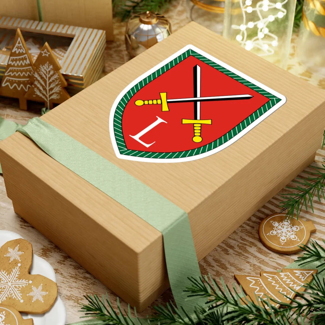 Luftlande- und Lufttransport-Lehrverband Bundeswehr V2 (Germany) (Coat of Arms) STICKER Vinyl Kiss-Cut Decal - The Sticker Space