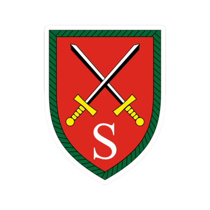 Luftlande- und Lufttransportschule Bundeswehr (Germany) (Coat of Arms) STICKER Vinyl Kiss-Cut Decal 2 Inch White - The Sticker Space