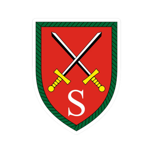 Luftlande- und Lufttransportschule Bundeswehr (Germany) (Coat of Arms) STICKER Vinyl Kiss-Cut Decal 2 Inch White - The Sticker Space