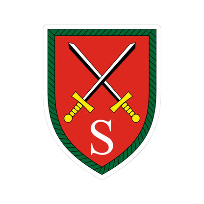 Luftlande- und Lufttransportschule Bundeswehr (Germany) (Coat of Arms) STICKER Vinyl Kiss-Cut Decal 3 Inch White - The Sticker Space