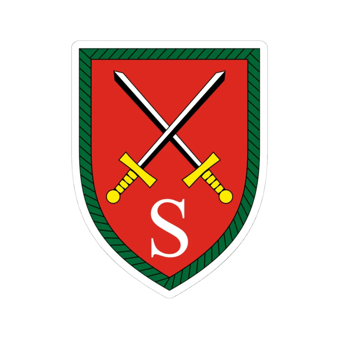 Luftlande- und Lufttransportschule Bundeswehr (Germany) (Coat of Arms) STICKER Vinyl Kiss-Cut Decal 4 Inch White - The Sticker Space