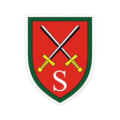Luftlande- und Lufttransportschule Bundeswehr (Germany) (Coat of Arms) STICKER Vinyl Kiss-Cut Decal 6 Inch White - The Sticker Space