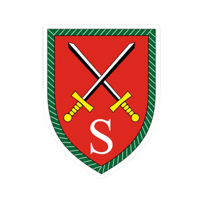 Luftlande- und Lufttransportschule Bundeswehr V2 (Germany) (Coat of Arms) STICKER Vinyl Kiss-Cut Decal 2 Inch White - The Sticker Space
