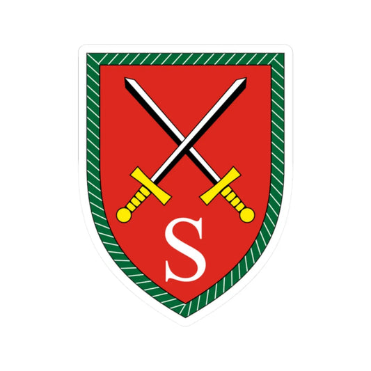 Luftlande- und Lufttransportschule Bundeswehr V2 (Germany) (Coat of Arms) STICKER Vinyl Kiss-Cut Decal 2 Inch White - The Sticker Space