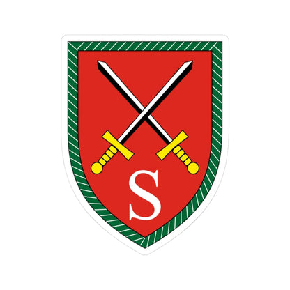 Luftlande- und Lufttransportschule Bundeswehr V2 (Germany) (Coat of Arms) STICKER Vinyl Kiss-Cut Decal 3 Inch White - The Sticker Space