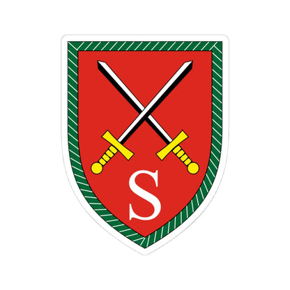 Luftlande- und Lufttransportschule Bundeswehr V2 (Germany) (Coat of Arms) STICKER Vinyl Kiss-Cut Decal 4 Inch White - The Sticker Space