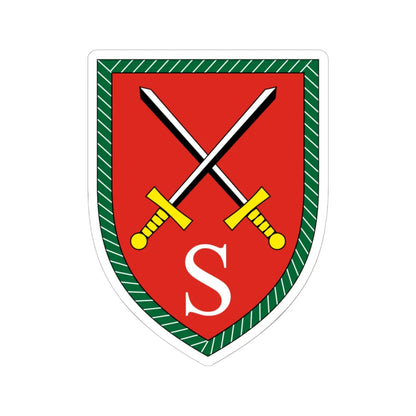 Luftlande- und Lufttransportschule Bundeswehr V2 (Germany) (Coat of Arms) STICKER Vinyl Kiss-Cut Decal 6 Inch White - The Sticker Space