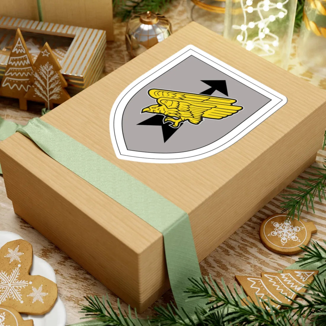 Luftlandebrigade 1 Bundeswehr (Germany) (Coat of Arms) STICKER Vinyl Kiss-Cut Decal - The Sticker Space