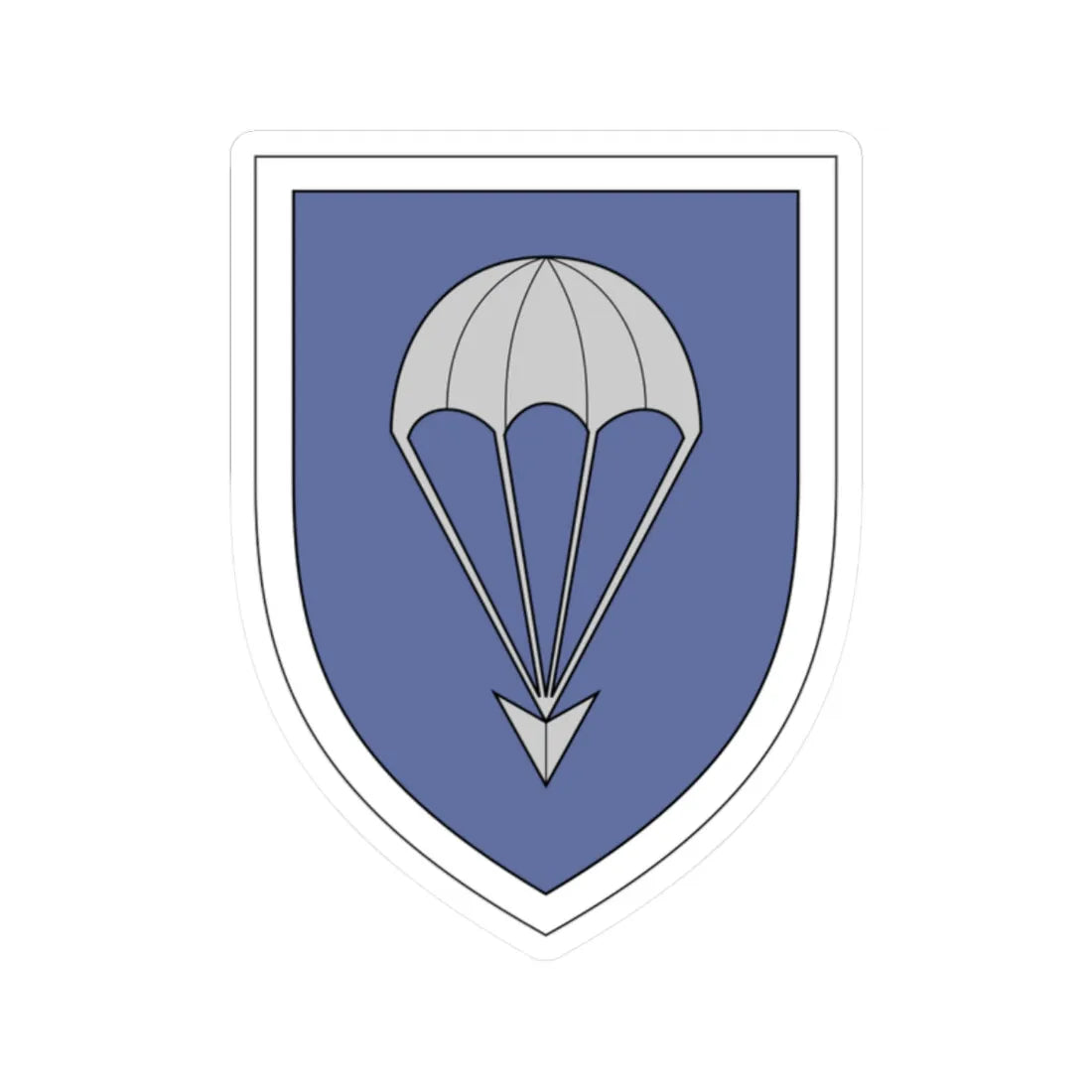 Luftlandebrigade 25 Bundeswehr (Germany) (Coat of Arms) STICKER Vinyl Kiss-Cut Decal 2 Inch White - The Sticker Space