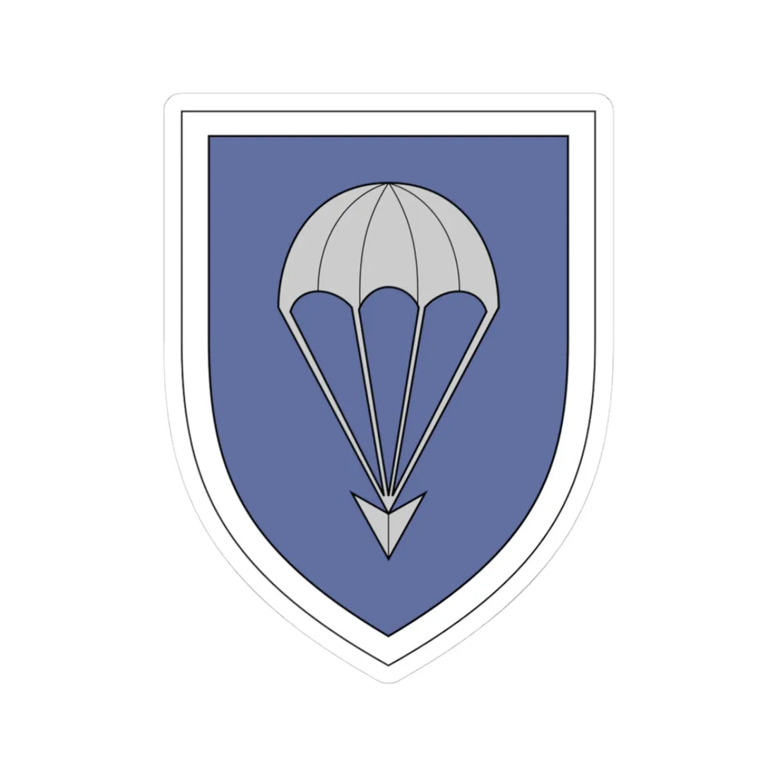 Luftlandebrigade 25 Bundeswehr (Germany) (Coat of Arms) STICKER Vinyl Kiss-Cut Decal 3 Inch White - The Sticker Space