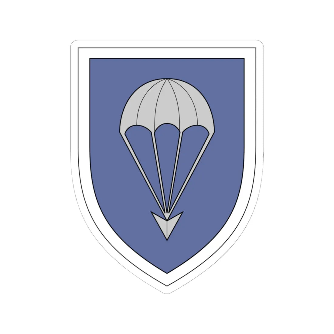 Luftlandebrigade 25 Bundeswehr (Germany) (Coat of Arms) STICKER Vinyl Kiss-Cut Decal 4 Inch White - The Sticker Space