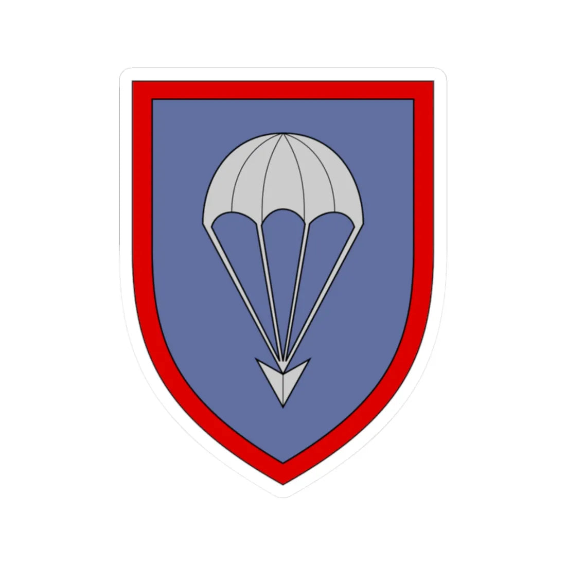 Luftlandebrigade 26 Bundeswehr 1956 - 1994 (Germany) (Coat of Arms) STICKER Vinyl Kiss-Cut Decal 2 Inch White - The Sticker Space