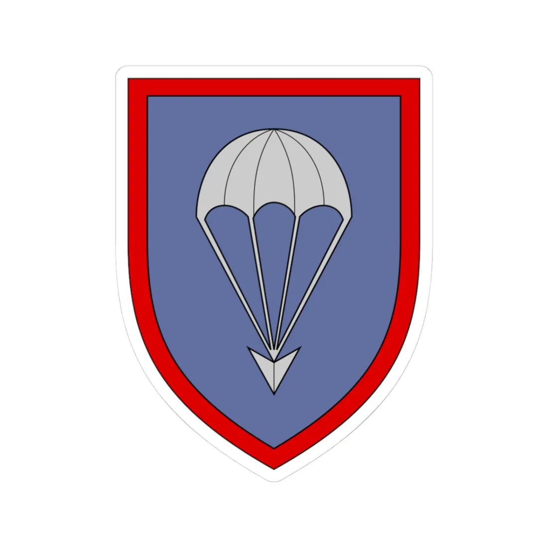 Luftlandebrigade 26 Bundeswehr 1956 - 1994 (Germany) (Coat of Arms) STICKER Vinyl Kiss-Cut Decal 3 Inch White - The Sticker Space