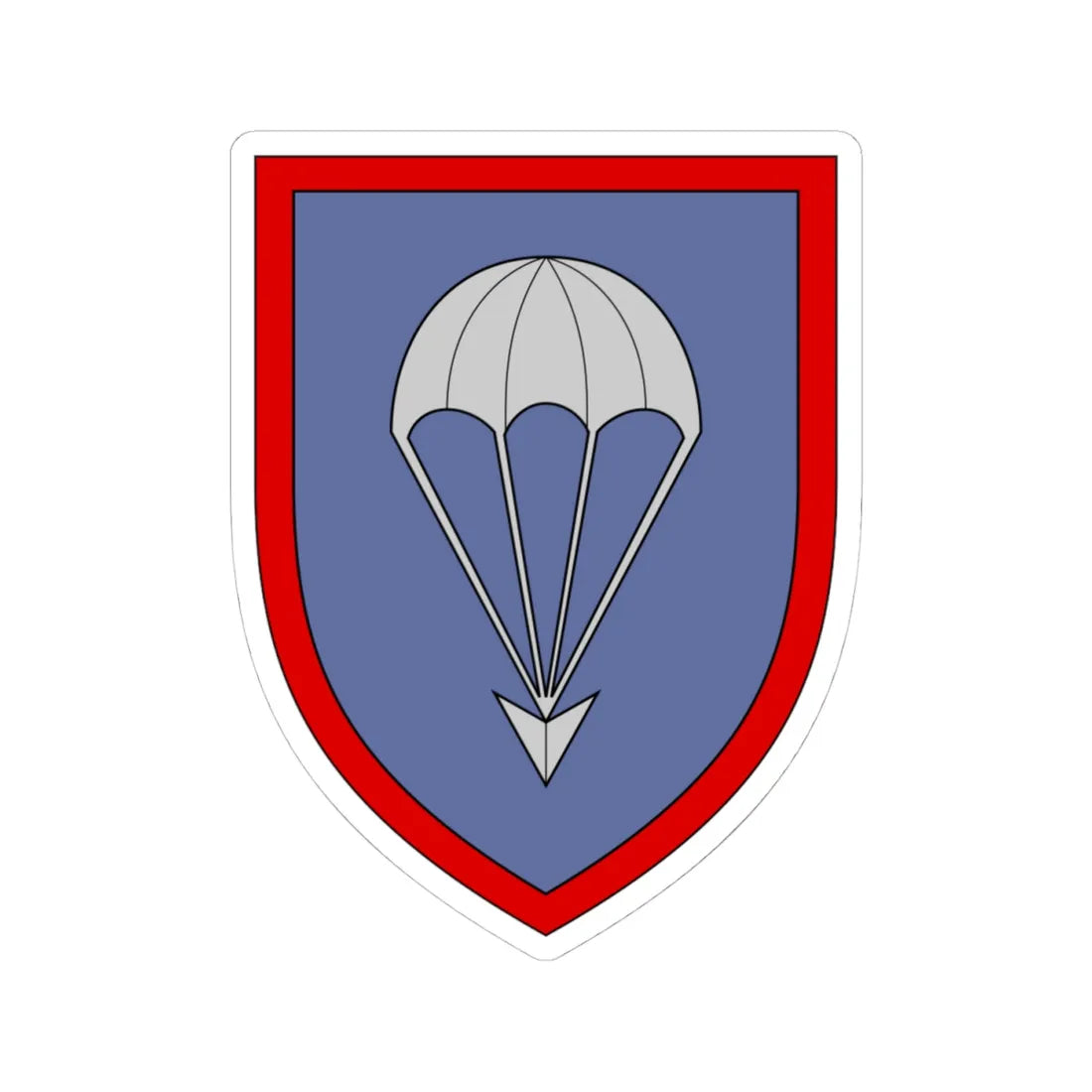 Luftlandebrigade 26 Bundeswehr 1956 - 1994 (Germany) (Coat of Arms) STICKER Vinyl Kiss-Cut Decal 4 Inch White - The Sticker Space