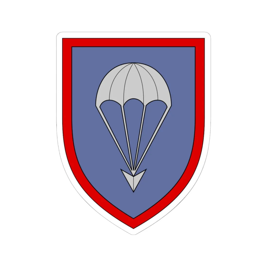 Luftlandebrigade 26 Bundeswehr 1956 - 1994 (Germany) (Coat of Arms) STICKER Vinyl Kiss-Cut Decal 6 Inch White - The Sticker Space