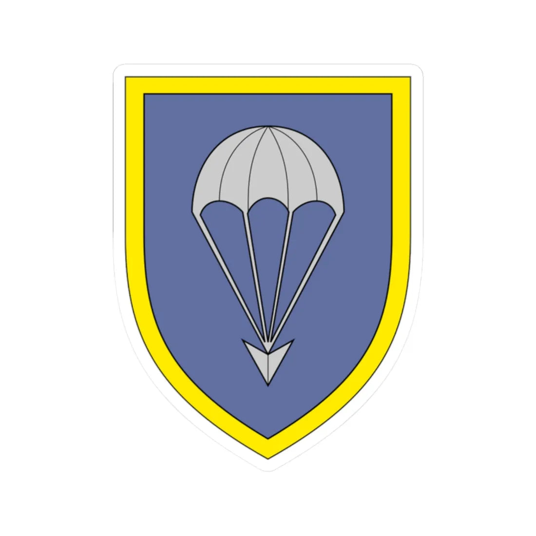 Luftlandebrigade 27 Bundeswehr (Germany) (Coat of Arms) STICKER Vinyl Kiss-Cut Decal 2 Inch White - The Sticker Space