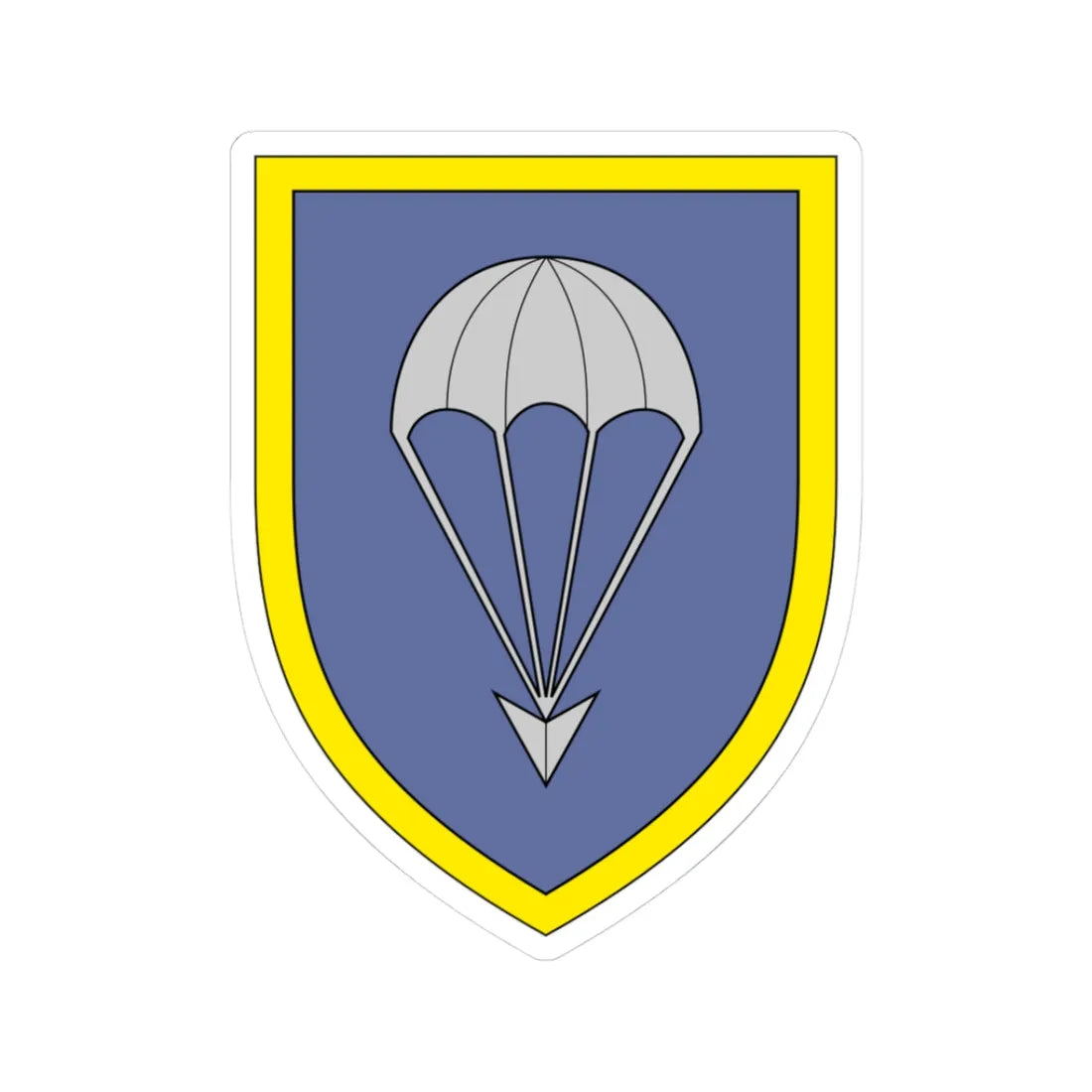 Luftlandebrigade 27 Bundeswehr (Germany) (Coat of Arms) STICKER Vinyl Kiss-Cut Decal 3 Inch White - The Sticker Space