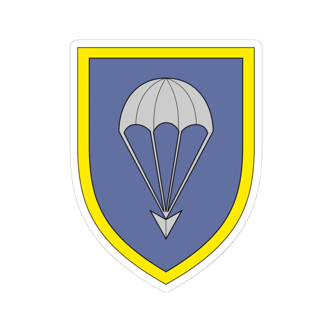 Luftlandebrigade 27 Bundeswehr (Germany) (Coat of Arms) STICKER Vinyl Kiss-Cut Decal 4 Inch White - The Sticker Space